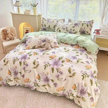 91家纺网 家纺一手货源 找家纺 （总）佑泽家纺 2025新款直播爆款高克重植物羊绒单被套