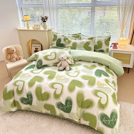 91家纺网 家纺一手货源 找家纺 （总）2025新款直播爆款高克重植物羊绒四件套