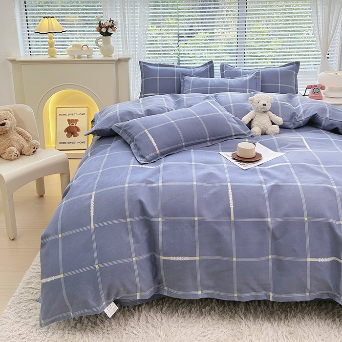 91家纺网 家纺一手货源 找家纺 2025新款直播爆款高克重植物羊绒四件套 影格听梦