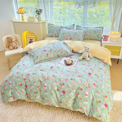 91家纺网 家纺一手货源 找家纺 （总）2025新款直播爆款高克重植物羊绒四件套