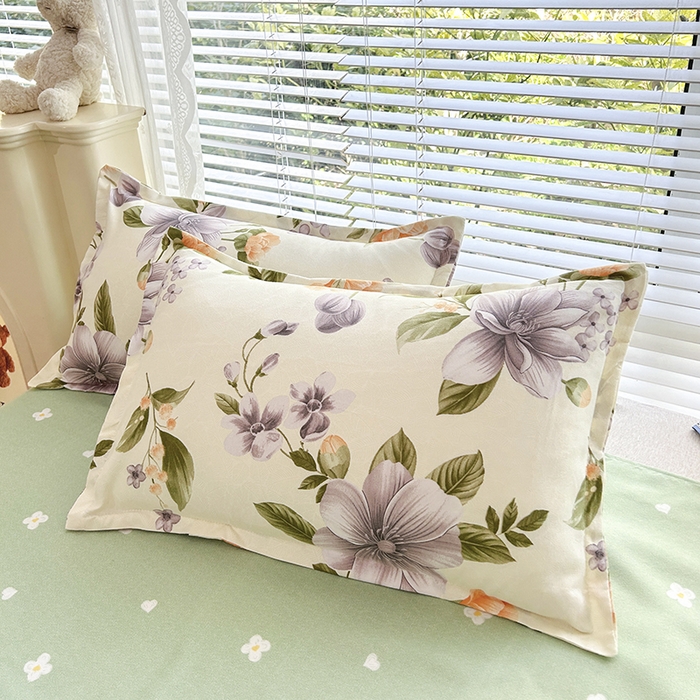 91家纺网 家纺一手货源 找家纺 2025新款直播爆款高克重植物羊绒四件套 梵雅花香