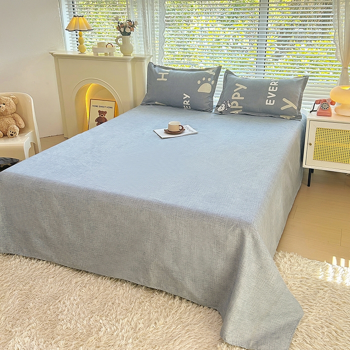 91家纺网 家纺一手货源 找家纺 2025新款直播爆款高克重植物羊绒四件套 阳光梦想