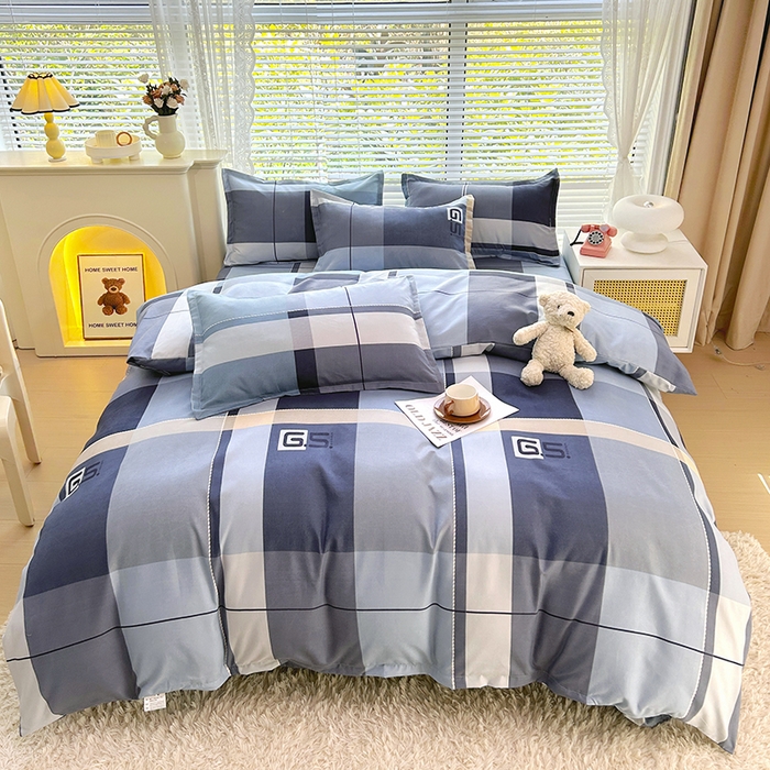 91家纺网 家纺一手货源 找家纺 2025新款直播爆款高克重植物羊绒四件套 阳光海岸