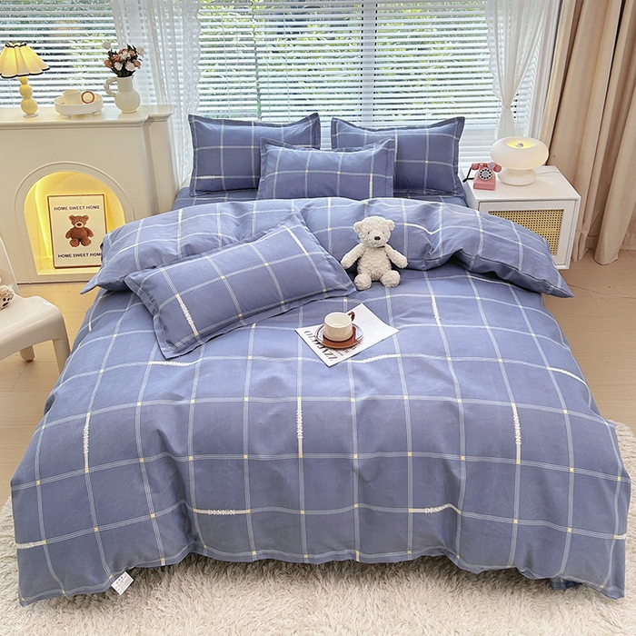 91家纺网 家纺一手货源 找家纺 2025新款直播爆款高克重植物羊绒四件套 影格听梦