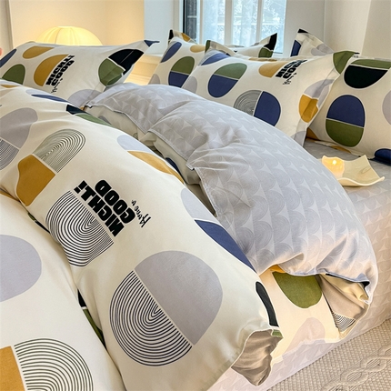 91家纺网 家纺一手货源 找家纺 （总）典雅家纺 爆款新花色印花植物羊绒四件套磨毛四件套学生季