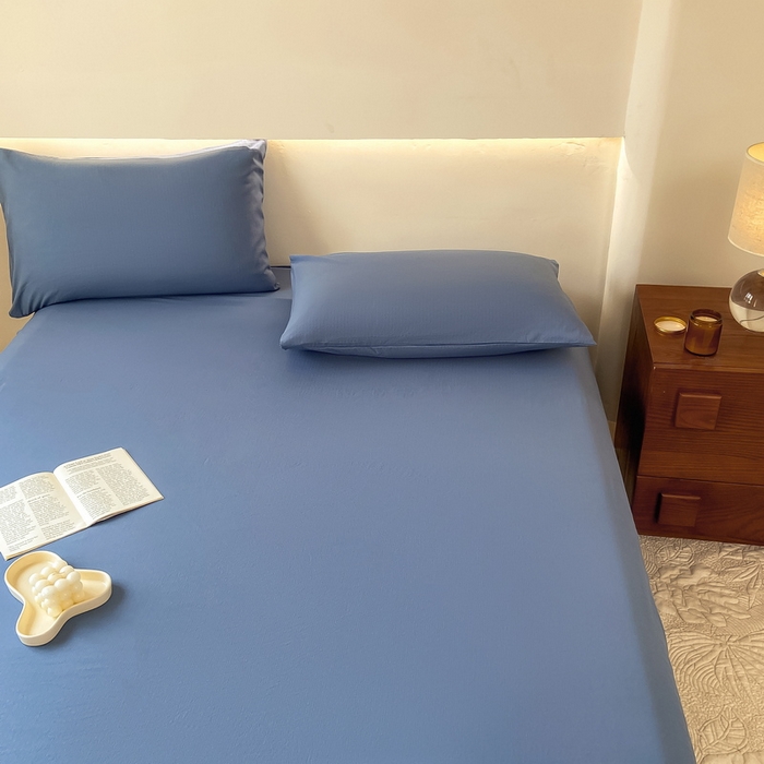 91家纺网 家纺一手货源 找家纺 火星时代网供 2023新款A类小竺棉枕套 冰星兰