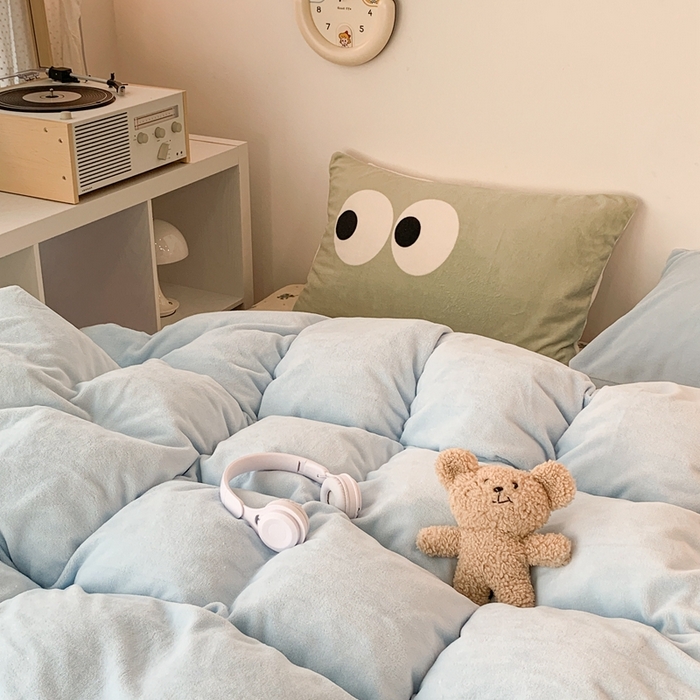 91家纺网 家纺一手货源 找家纺 （总）昔可家纺 2023新款混搭牛奶绒四件套