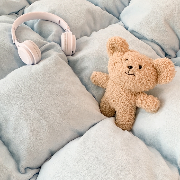 91家纺网 家纺一手货源 找家纺 昔可家纺 2023新款混搭牛奶绒四件套 奶味蓝