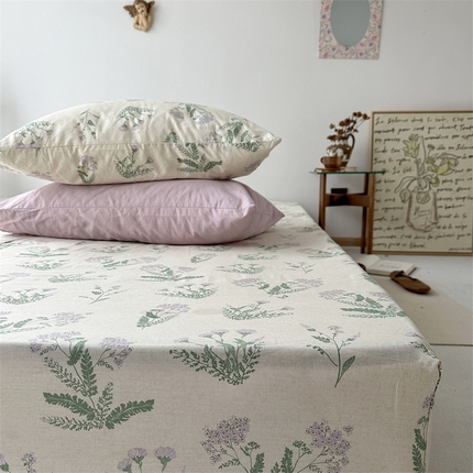 91家纺网 家纺一手货源 找家纺 恋恋三季 2024新款专版全棉印花单床笠 小野茶子