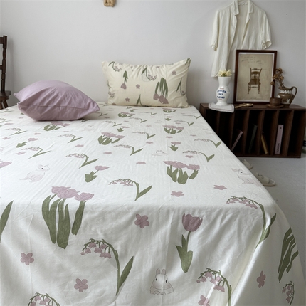 91家纺网 家纺一手货源 找家纺 （总）恋恋三季 2024新款专版全棉印花单床单