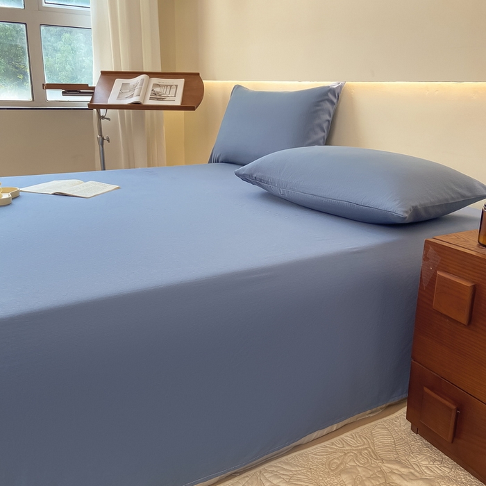 91家纺网 家纺一手货源 找家纺 火星时代网供 2023新款A类小竺棉枕套 冰星兰