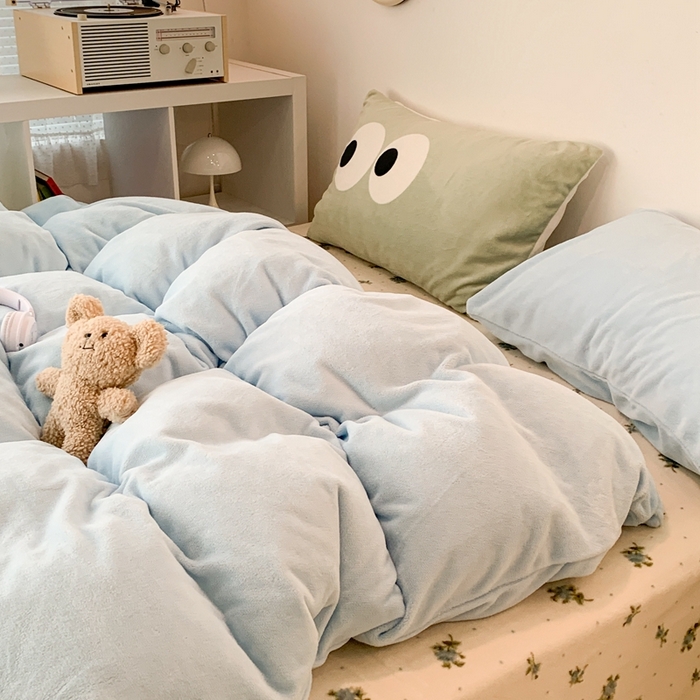 91家纺网 家纺一手货源 找家纺 （总）昔可家纺 2023新款混搭牛奶绒四件套