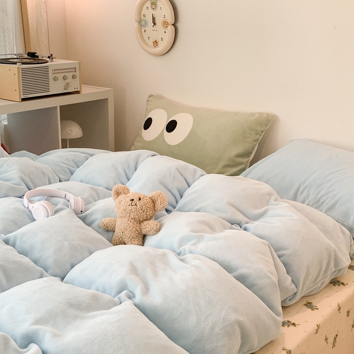 91家纺网 家纺一手货源 找家纺 （总）昔可家纺 2023新款混搭牛奶绒四件套