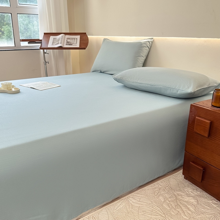 91家纺网 家纺一手货源 找家纺 火星时代网供 2023新款A类小竺棉枕套 灰绿