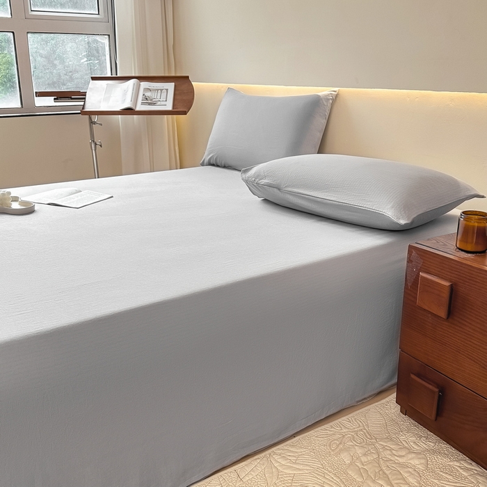 91家纺网 家纺一手货源 找家纺 火星时代网供 2023新款A类小竺棉枕套 气质灰