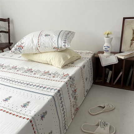 91家纺网 家纺一手货源 找家纺 （总）恋恋三季 2024新款专版全棉印花单床单