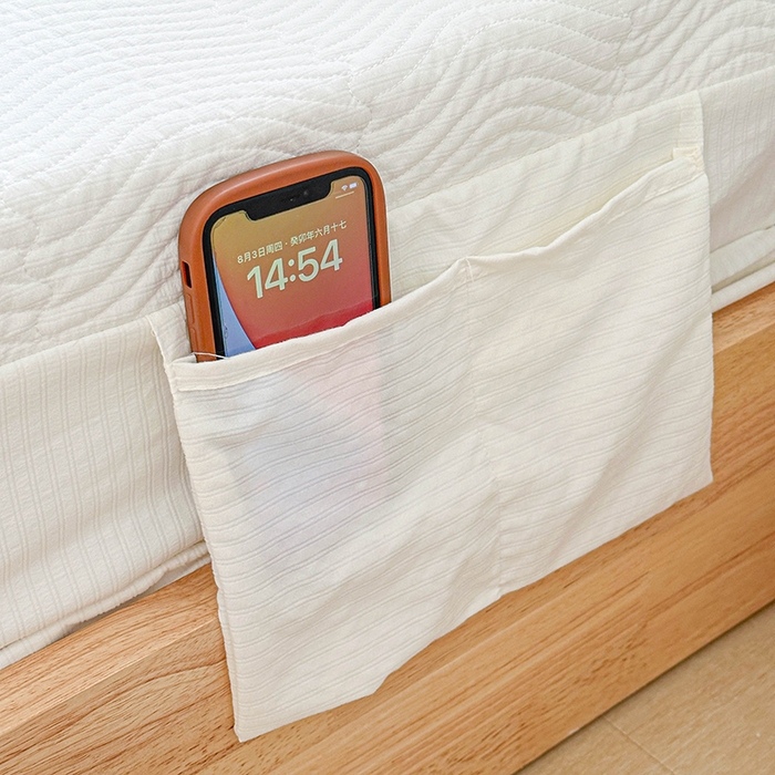 91家纺网 家纺一手货源 找家纺 紫碧螺家纺 2023新款暗提花水洗棉麻绗绣款双面印花床笠 床笠-白