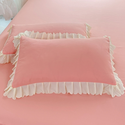 91家纺网 家纺一手货源 找家纺 （总）莉莉安家纺 2025新款亲肤磨毛单品枕套-花园系列