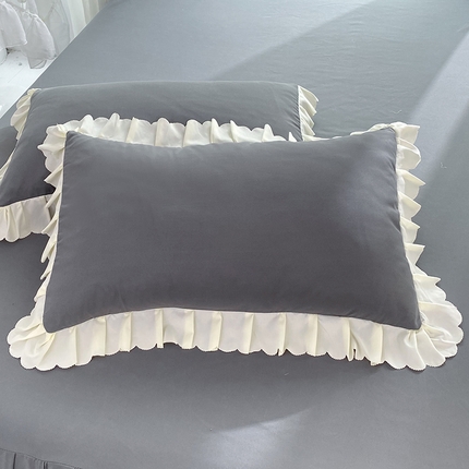 91家纺网 家纺一手货源 找家纺 （总）莉莉安家纺 2025新款亲肤磨毛单品枕套-花园系列