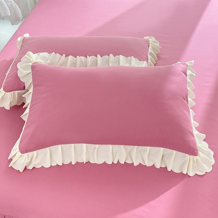 91家纺网 家纺一手货源 找家纺 （总）莉莉安家纺 2025新款亲肤磨毛单品枕套-花园系列