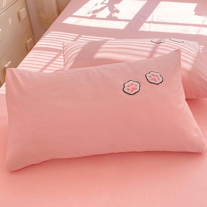 91家纺网 家纺一手货源 找家纺 欧冠家纺 2024春夏新品专版韩版四季款水洗棉毛巾绣四件套 奶茶宝宝