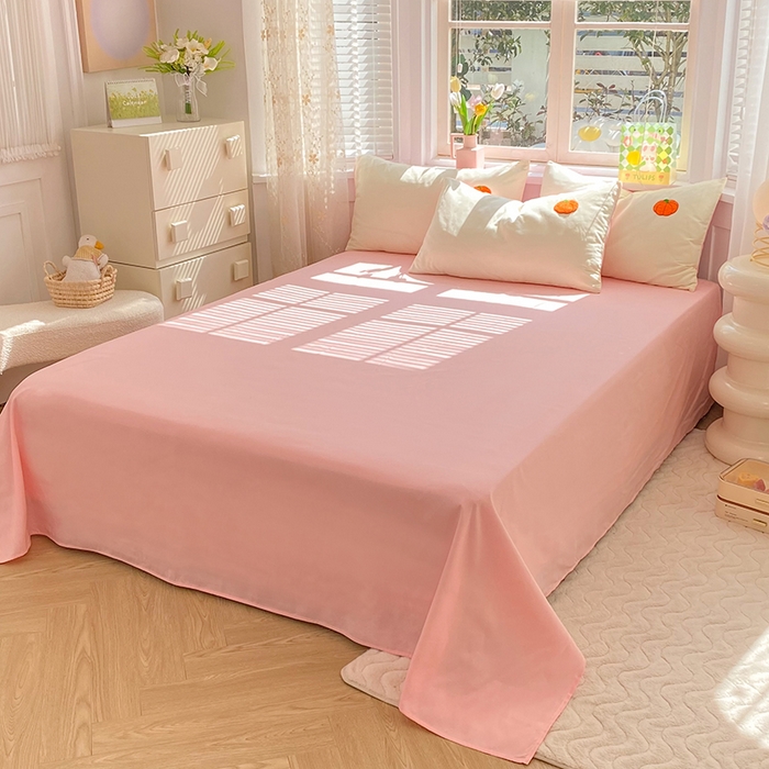 91家纺网 家纺一手货源 找家纺 欧冠家纺 2024春夏新品专版韩版四季款水洗棉毛巾绣四件套 南瓜派