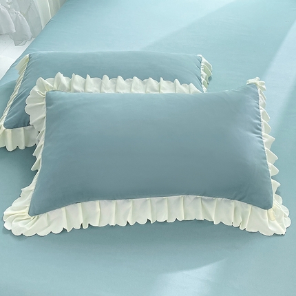 91家纺网 家纺一手货源 找家纺 （总）莉莉安家纺 2025新款亲肤磨毛单品枕套-花园系列