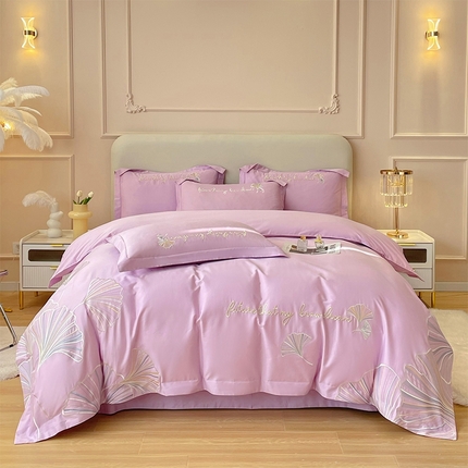 91家纺网 家纺一手货源 找家纺 （总）富之雅婚庆 2024新款婚后居家时尚120支长绒棉四件套