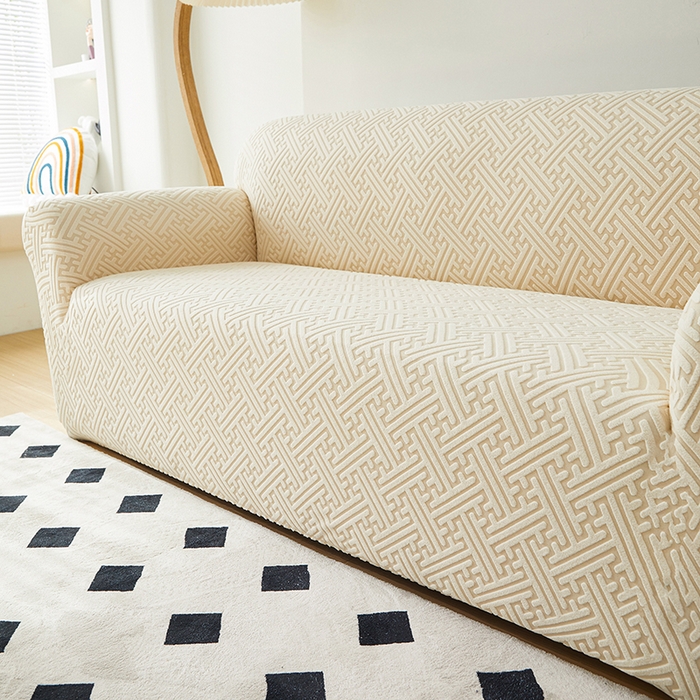 91家纺网 家纺一手货源 找家纺 （总）共鸣沙发套 2024新款拉绒提花系列沙发套