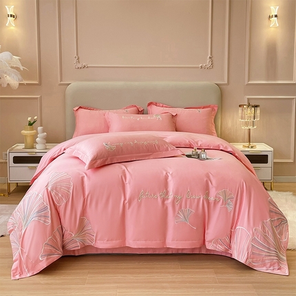 91家纺网 家纺一手货源 找家纺 （总）富之雅婚庆 2024新款婚后居家时尚120支长绒棉四件套