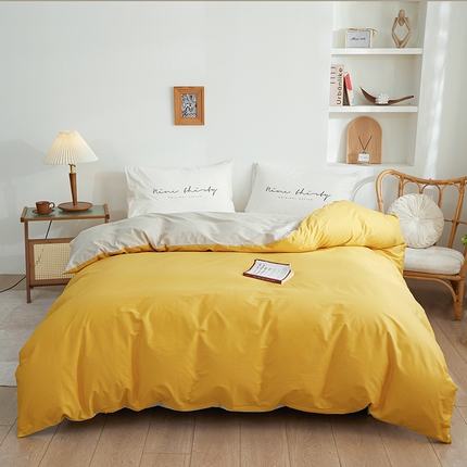 91家纺网 家纺一手货源 找家纺 总钰伶 2025新款纯色被套13372斜纹喷气纯棉单品被套