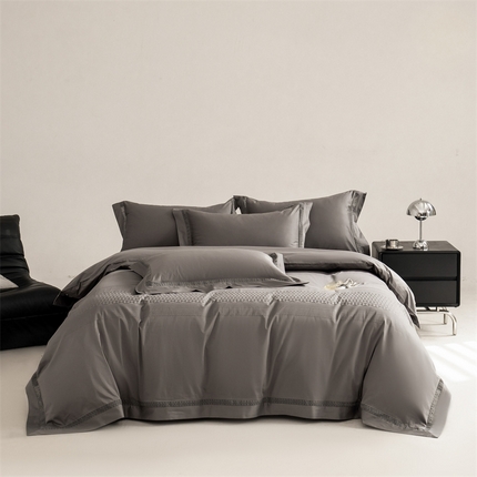 91家纺网 家纺一手货源 找家纺 （总）爱丽丝 2024新款100支长绒棉镂空提花四件套