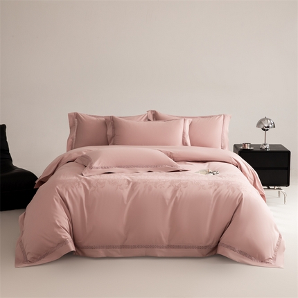 91家纺网 家纺一手货源 找家纺 （总）爱丽丝 2024新款100支长绒棉镂空提花四件套