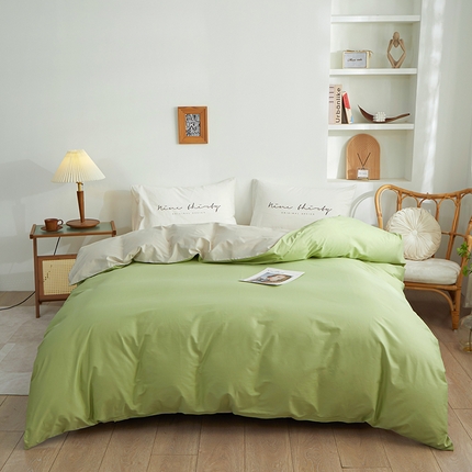 91家纺网 家纺一手货源 找家纺 总钰伶 2025新款纯色被套13372斜纹喷气纯棉单品被套