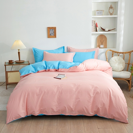 91家纺网 家纺一手货源 找家纺 （总）钰伶 2025年全棉纯色13372斜纹喷气纯棉四件套