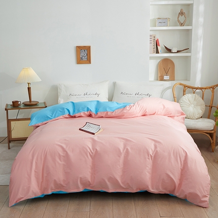 91家纺网 家纺一手货源 找家纺 总钰伶 2025新款纯色被套13372斜纹喷气纯棉单品被套