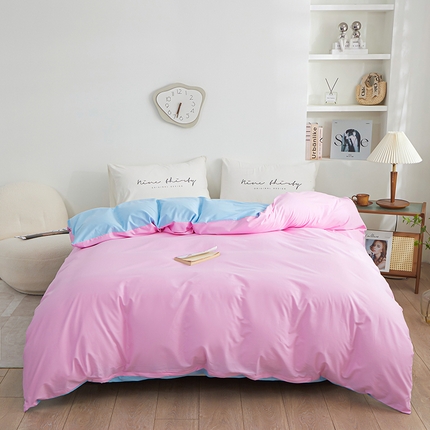 91家纺网 家纺一手货源 找家纺 总钰伶 2025新款纯色被套13372斜纹喷气纯棉单品被套