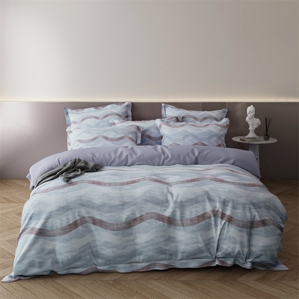 91家纺网 家纺一手货源 找家纺 （总）爱丽丝 2024新款柔柔棉数码印花四件套