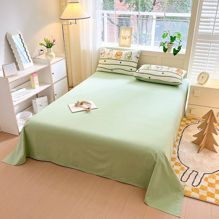 91家纺网 家纺一手货源 找家纺 清雅福 2024春夏新品喷气全棉13372印花系列-单被套 萌宠乐园