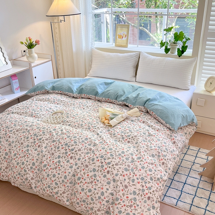 91家纺网 家纺一手货源 找家纺 清雅福 2024春夏新品喷气全棉13372印花系列-单被套 西雅图