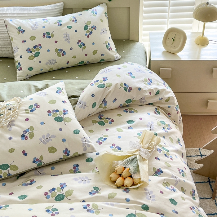 91家纺网 家纺一手货源 找家纺 （总）清雅福 2024春夏新品喷气全棉13372印花系列-四件套