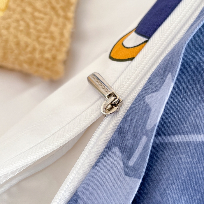 91家纺网 家纺一手货源 找家纺 吉象家纺 2024新款全棉印花卡通四件套系列 太空旅行