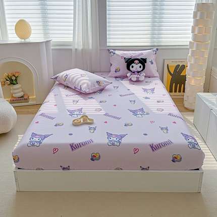 91家纺网 家纺一手货源 找家纺 （总）爱丽丝 2024新款正版授权三丽鸥全棉单品床笠系列