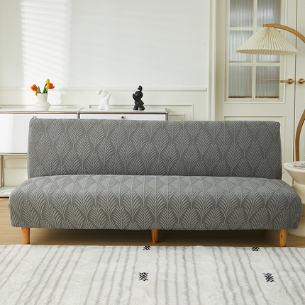 91家纺网 家纺一手货源 找家纺 逐日沙发套 2024新款提花沙发套-叶恋 叶恋-深灰色