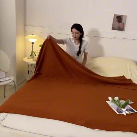 91家纺网 家纺一手货源 找家纺 （总）慕澄家纺 2024新款华夫格便携睡袋