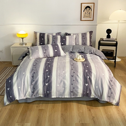 小懒猪 2024春夏新款北欧风13372全棉四件套 梵克雅