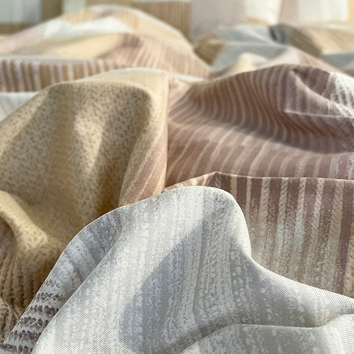 91家纺网 家纺一手货源 找家纺 小懒猪 2024春夏新款北欧风13372全棉四件套 异域风情-咖