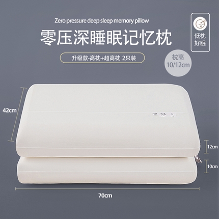 91家纺网 家纺一手货源 找家纺 （总）贵夫人 2024新款零压深睡眠记忆棉枕枕头枕芯