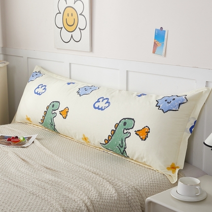 91家纺网 家纺一手货源 找家纺 （总）翎盈家纺 2024新款纯棉枕套小清新双人枕套全棉枕套