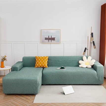 91家纺网 家纺一手货源 找家纺 （总）丝绮鹿 2024新款爆米花沙发套松紧款